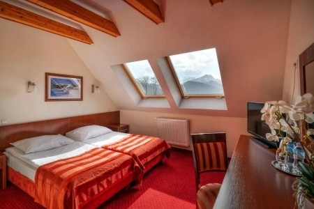 Hotel v Zakopaném s výhledem na Tatry