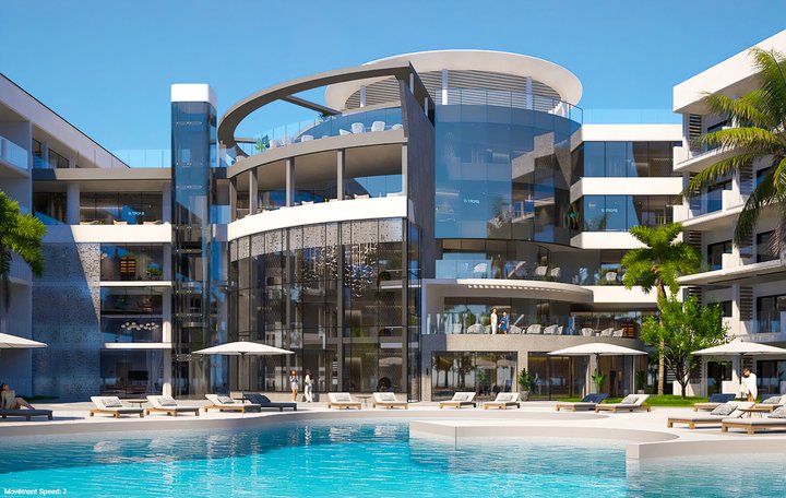 Stylový hotel Amarina Saphir Beach Resort na pobřeží Rudého moře